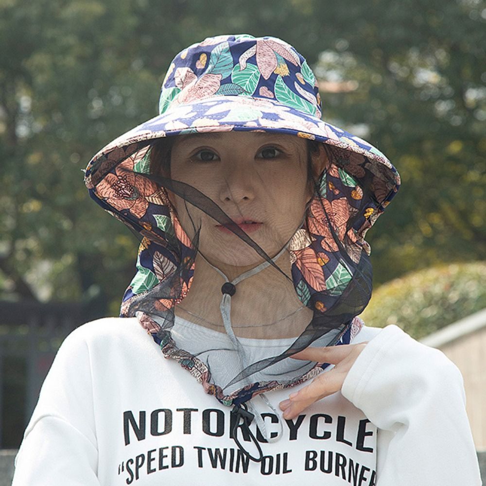 인쇄된 꿀벌 모기 방지 모자, 햇빛 차단 안면 마스크, - Agriculture Farming Hats 리뷰 및 가격